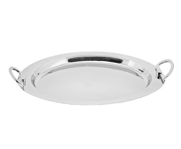 Tray Dada serving tray, oval, with handles, silver-plated, 45 x 26 cm