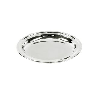 Set de 2 dessous de verre Dessous de verre Astoria, argenté, diamètre 11 cm 2