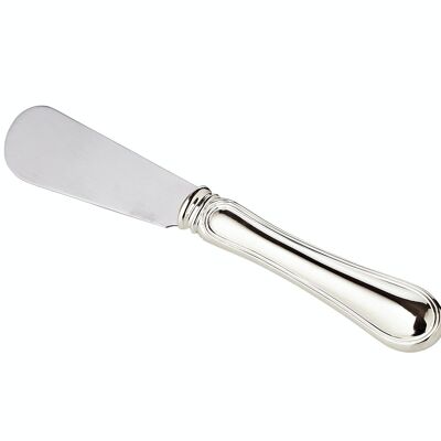 Butter knife thread, classic design, elegantly silver-plated, length 15 cm