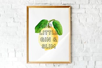 Quand la vie vous donne des citrons, ajoutez un peu de gin & slim - A4 2