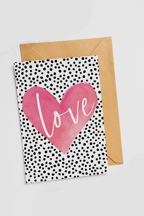 Love Heart | Polka dot