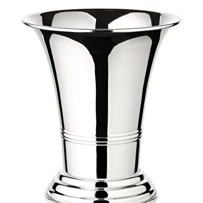 Vaso da fiori Vaso da fiori Vaso Tromba, placcato argento pesante, altezza 20 cm, diametro 17 cm