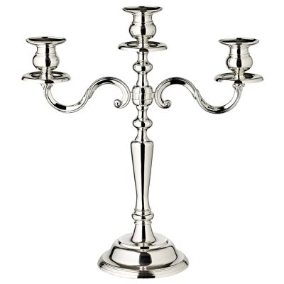 Candlestick Regina, 3-flame, height 36 cm, noble silver-plated, tarnish-resistant