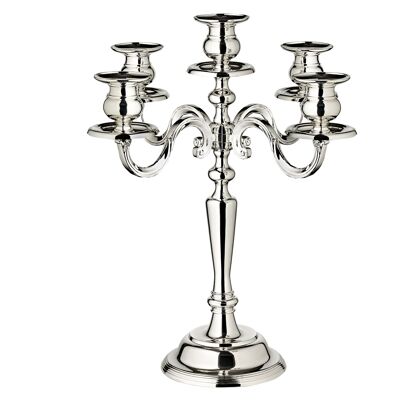 Candlestick Regina, 5-flame, height 37 cm, silver-plated, tarnish-resistant