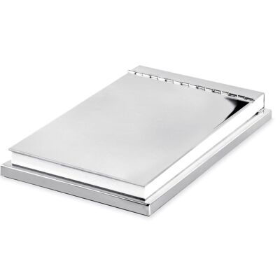 Holder Plano for notepad 11 x 15 cm, silver-plated, tarnish-resistant