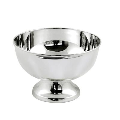 Foot bowl, decorative bowl, Palma, silver-plated, diameter 19 cm