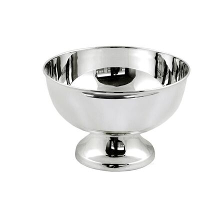 Foot bowl, decorative bowl, Palma, silver-plated, diameter 19 cm