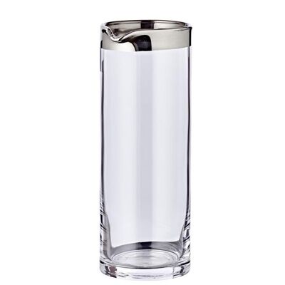 Carafe anise, hand-blown crystal glass with platinum rim, height 21 cm, ø 9 cm, capacity 0.75 liters
