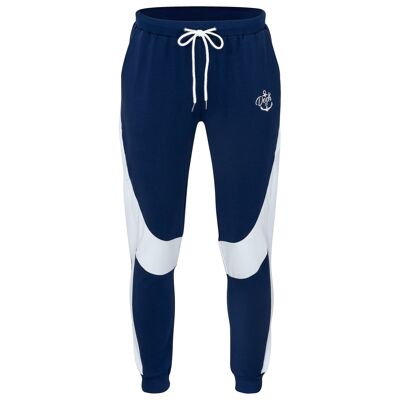 Pantaloni della tuta classici Dock13 / pantaloni per il tempo libero con tasche "Husum" blu scuro