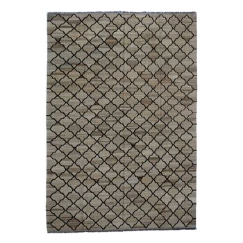 Tapis Kilim brun tourbe Ariana 2