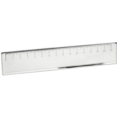 Carlotta bookmark ruler, silver-plated, tarnish-resistant, length 16 cm