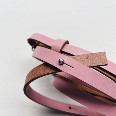 Band für Handyhülle aus Leder - rosa