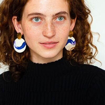 Blue Wave Earrings