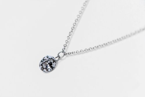 Tanja's Necklace Clear Black