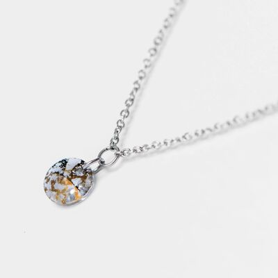 Tanja's Necklace Clear Gold
