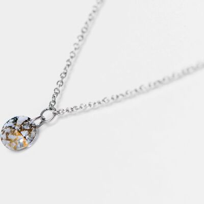 Tanja's Necklace Clear Gold