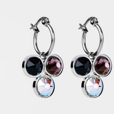 Suzanne's Earrings Black Mix