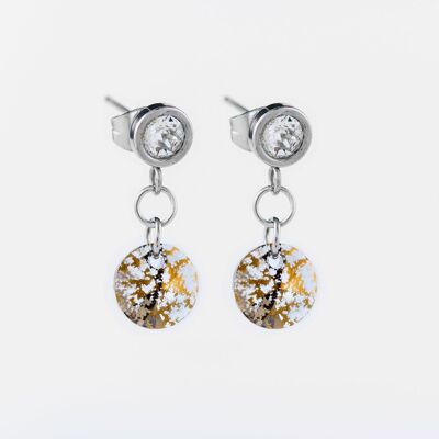 Tanja's Earrings Clear Gold