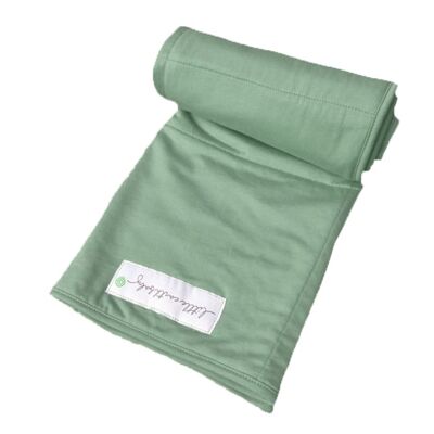 Couverture bébé en bambou - standard - Vert émeraude