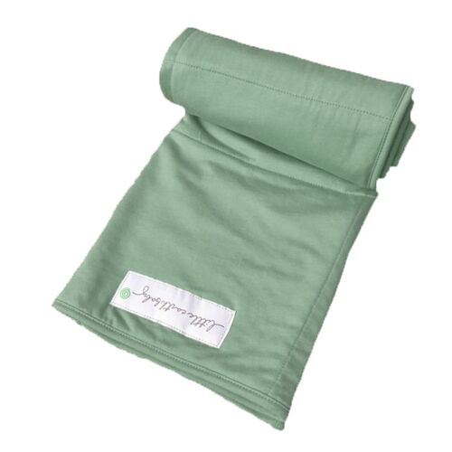 Bamboo baby blanket - family size - Emerald Green