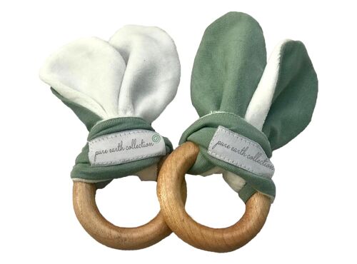 Bush Baby Teethers, pack of 2 - Emerald Green