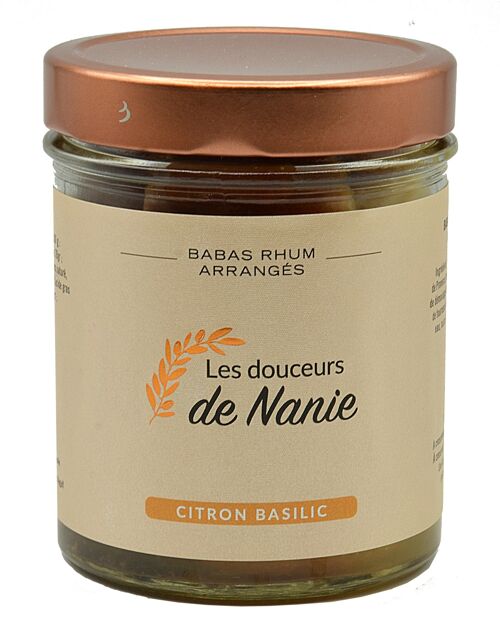 Baba Au Rhum Citron-Basilic 10pièces-DN