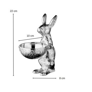 Lapin avec bol Bert H 22/31.5cm 4