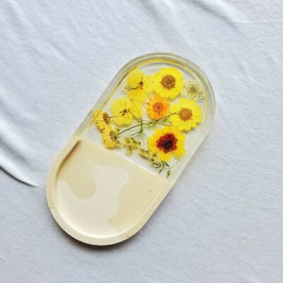 Dried Flower Tray - Yellow
