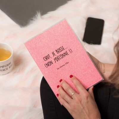 Ideal gift: Notebook "Shh, I'm working... no, I'm kidding"