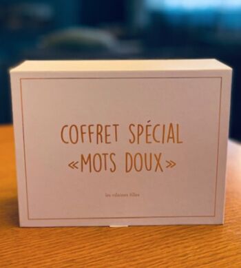 Coffret 6 bougies "mots doux" 3