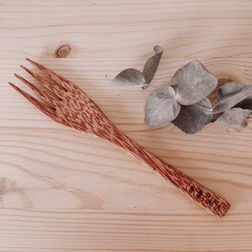 Coconut Fork, recycled wood__default