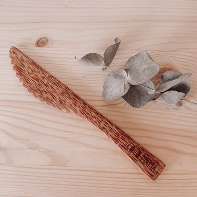 Cuchillo de coco, madera reciclada__por defecto