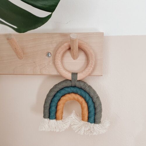Rainbow Macramé With Wooden Ring - Forest__default
