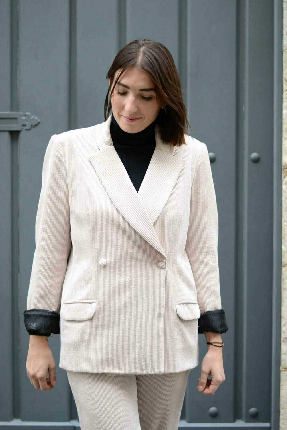 Blazer in velluto Vivienne