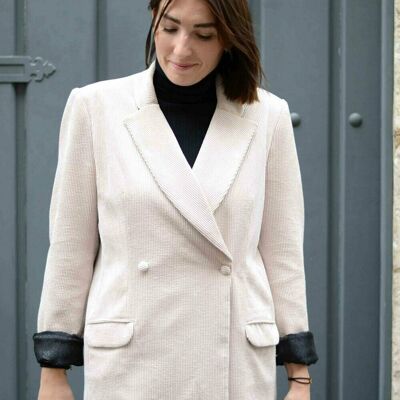 Blazer in velluto Vivienne