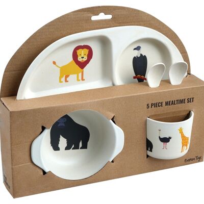 Safari - 4 room Melemine  Mealtime Set