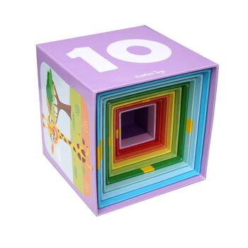 Little Bright Ones - Cubes empilables - Safari 5