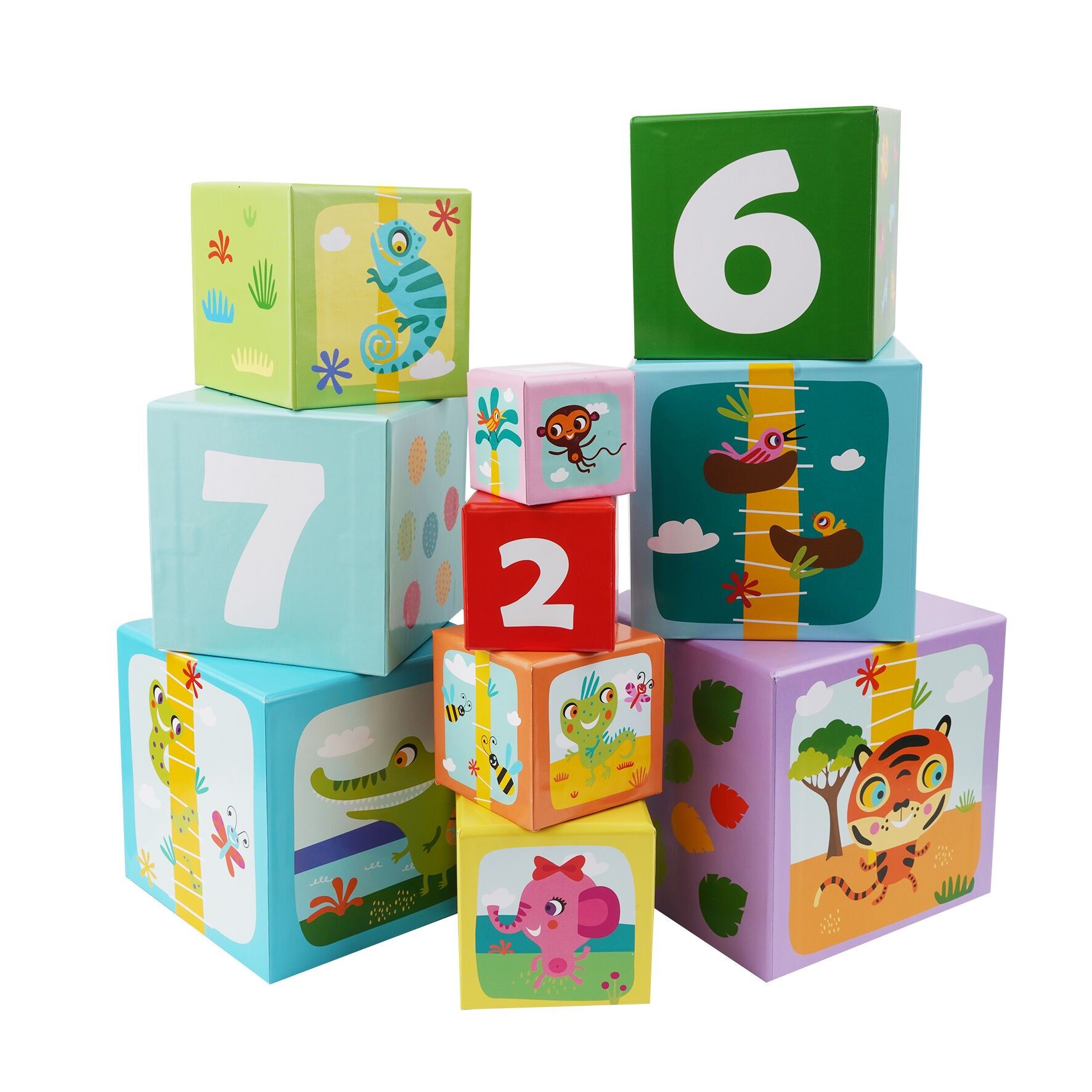 Little Bright Ones - Cubi impilabili - Safari