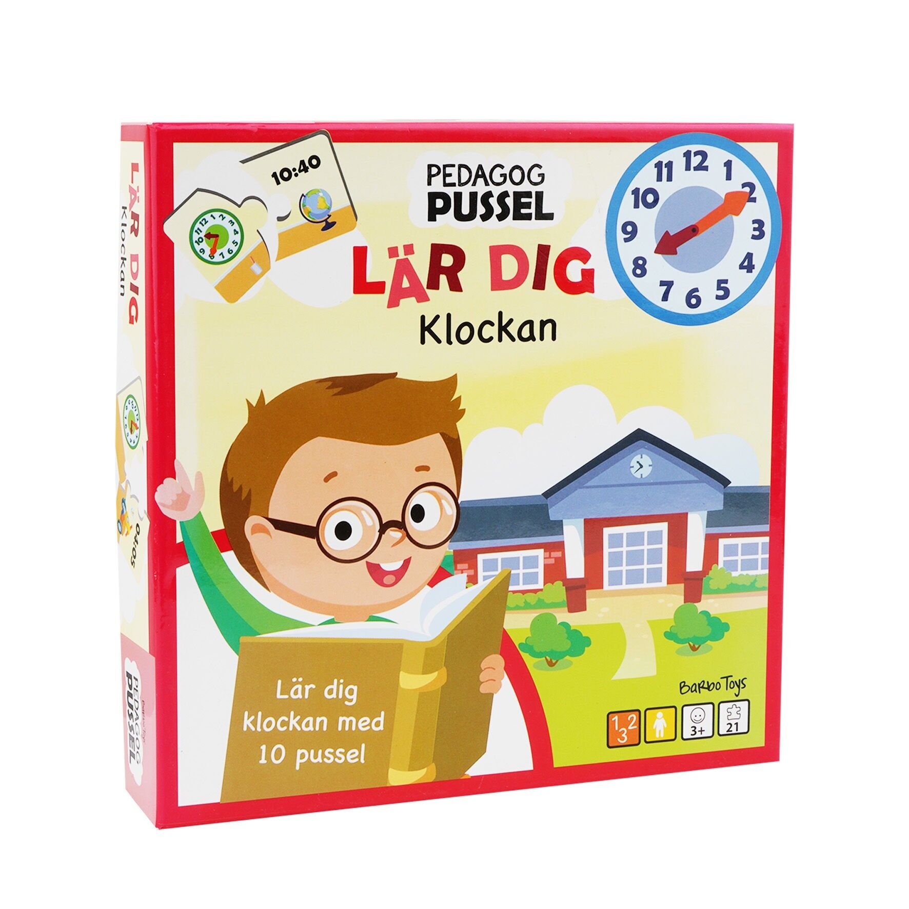 Pussel Pedagog - Lära sig Klockan