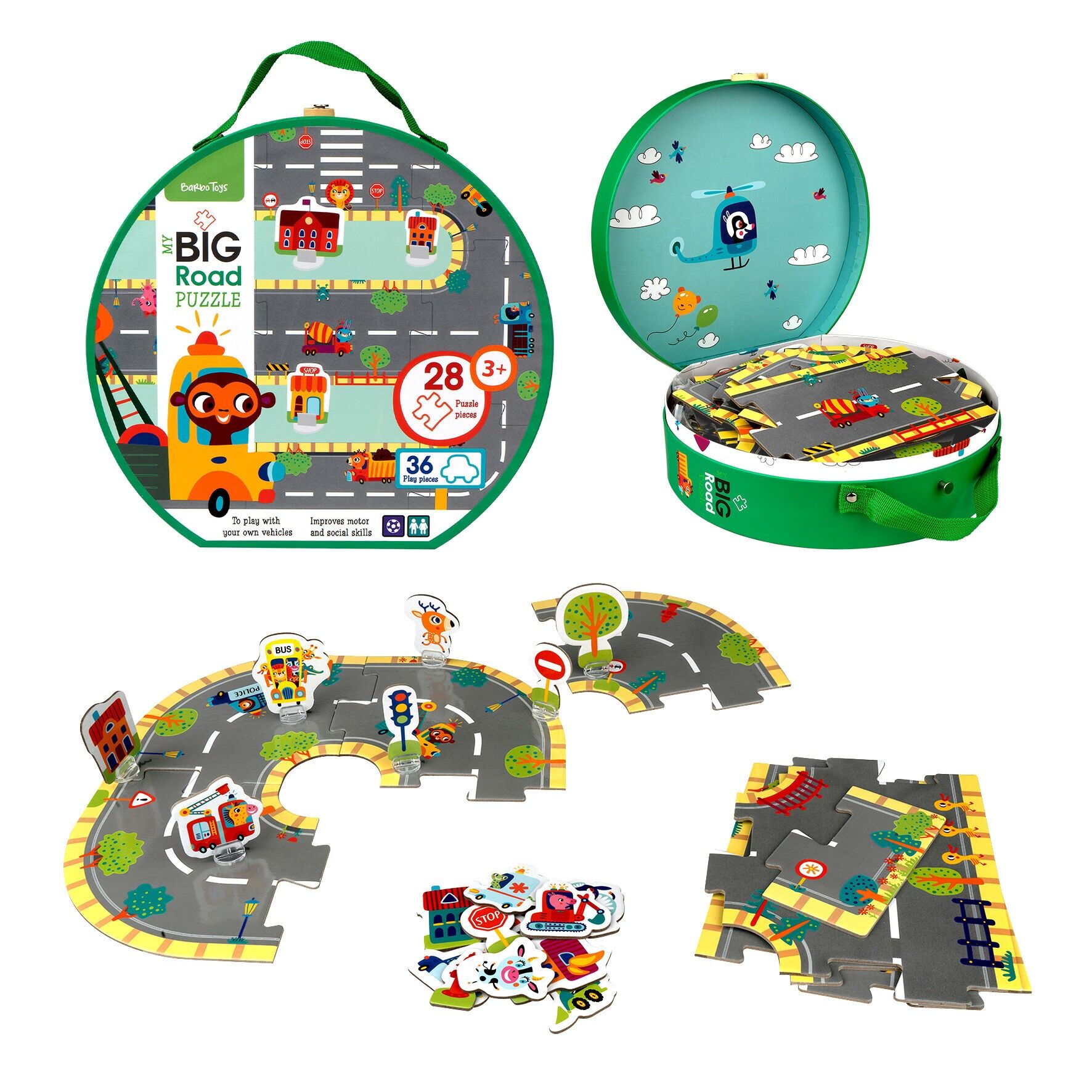 My BIG Road Puzzle Suticase