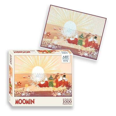 Rompecabezas artístico Moomin - 1000 piezas - Rojo