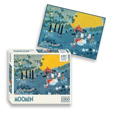 Rompecabezas artístico Moomin - 1000 piezas - Azul