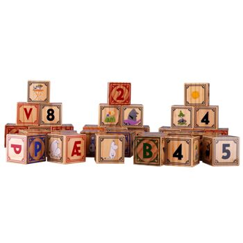 Blocs d'alphabet en bois Moomin 3