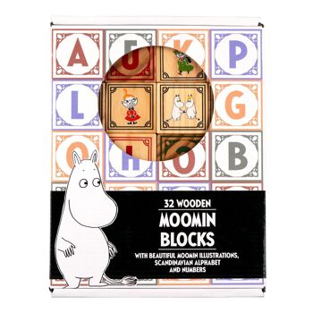Blocs d'alphabet en bois Moomin 4