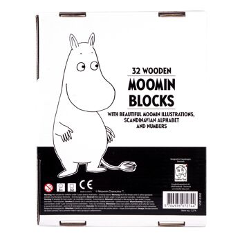 Blocs d'alphabet en bois Moomin 7
