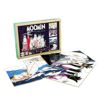 Moomin - 4 wooden puzzles - Tammy 2