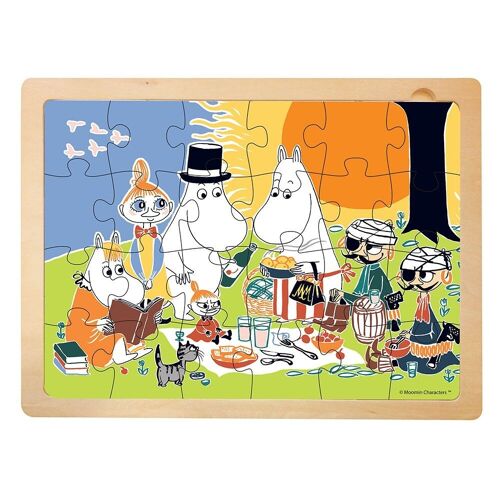 Moomin - Wooden Baby puzzles - Picnic