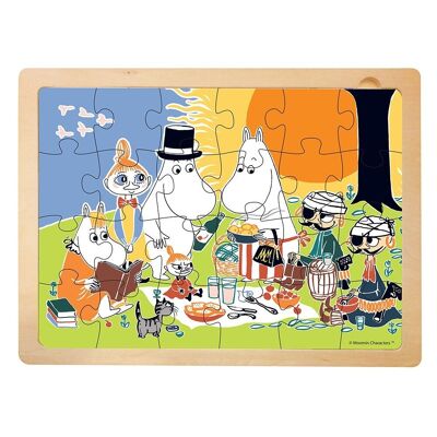Moomin - Puzzles de madera para bebés - Picnic