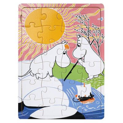Moomin - Puzzles de madera para bebés - Pesca