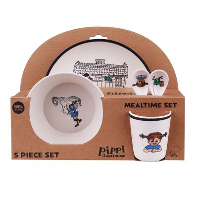 Pippi 5 pcs Mealtime Set - Trend - 100% Melamine